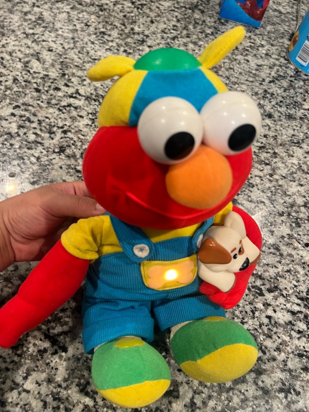 Vintage Elmo Toy with Light-Up Overalls - Picture 1 of 8